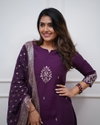 Swati By Nsf Pv Chanderi With Embrodeiry Work Top With Bottom Dupatta Bulk Orders In India